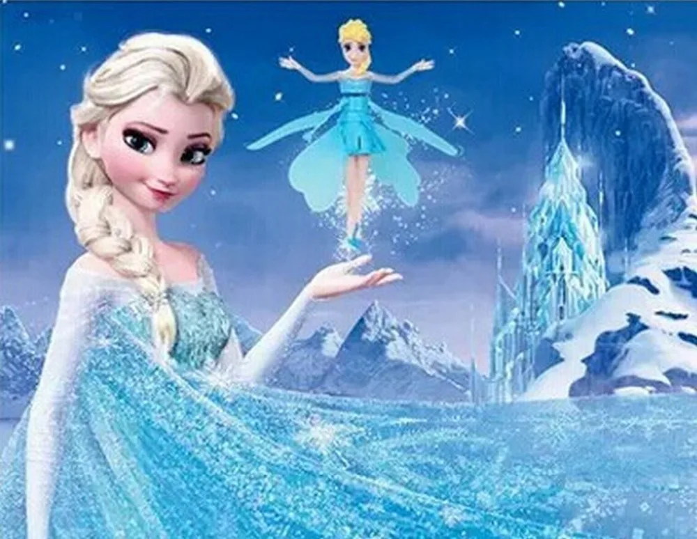 Hot selling Flying Elsa Dolls Infrared Induction Control New Fashion