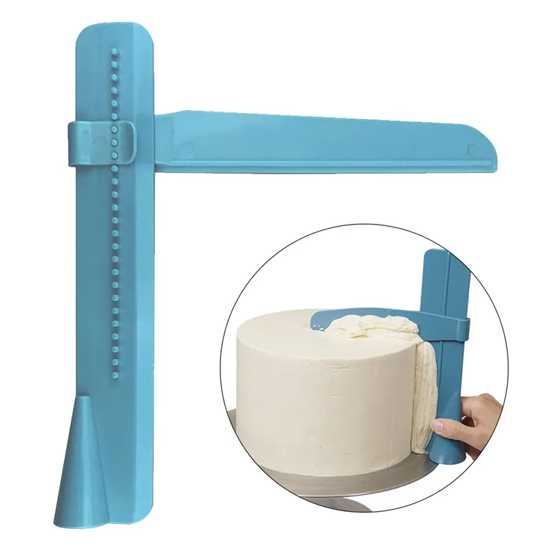 Kitchen Tools Cake Scraper Adjustable Turning Sugar Leveling Device Cake Decorating DIY Food Grade Kitchen Accessories spatula (5)
