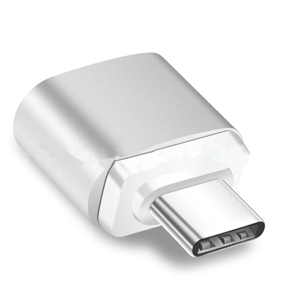 Переходник с разъемом Type C на USB3.0 Male Female металлическим OTG для адаптера Xiaomi Huawei