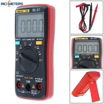 

LCD Display 9999 Counts Digital Multimeter AC DC Voltage Current Tester Multi Meter Support Data Hold and Square Wave Output