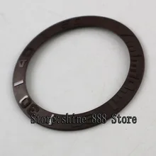 Матовая 38 мм кофейная Керамическая рамка вставка для 40 мм Мужские часы