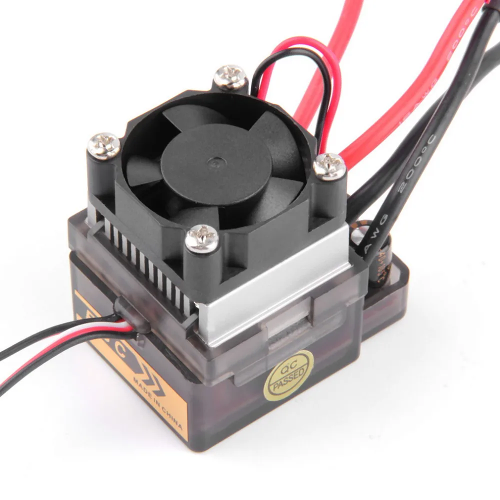 comprar Atacado 1 conjunto 320A High Voltage ESC Brushed Speed Controller para RC Car Truck Boat Dropship