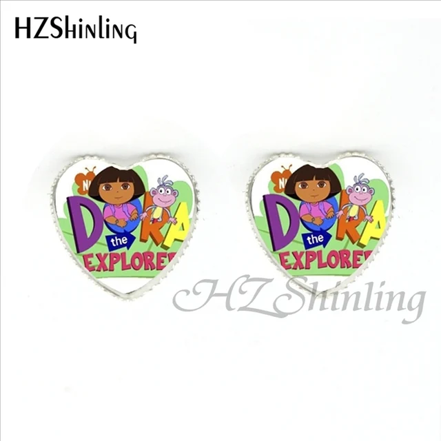 aliexpress com buy hes 038 wholesale dora heart necklace lovely girl aliexpress com buy hes 038 wholesale dora heart necklace lovely girl