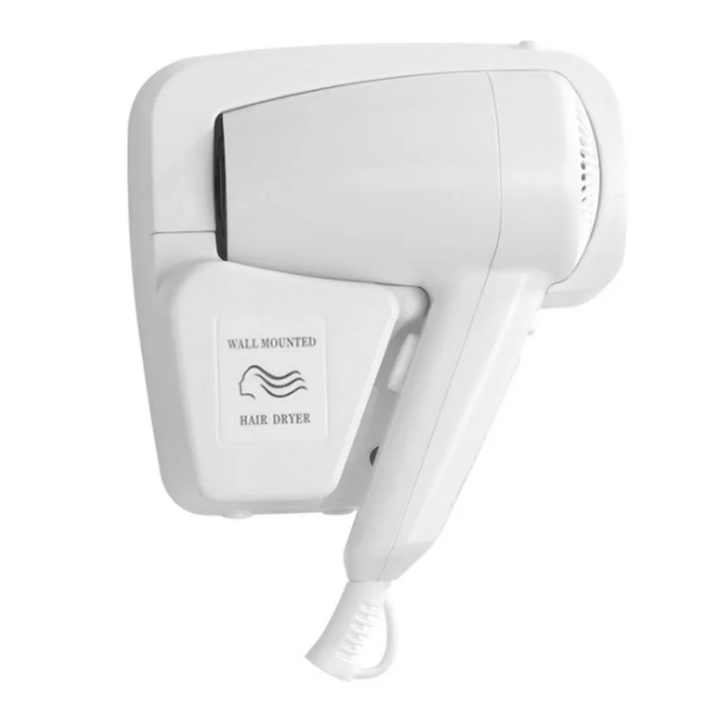 

Electric Hair Dryer Wall Mounted Hotel Bathroom Waterproof Hair Dryers Dry Skin Household Wall Hanging Blower 1200W AC 220V