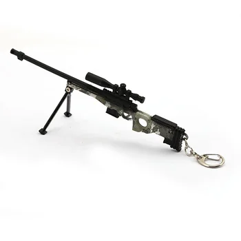 

Julies Game PUBG Playerunknown's Battlegrounds Keychain Gun Model Keyring Holder Sleutelhanger Men Car Accessories JJ12976