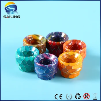 

Sailing Epoxy Resin Snake Pattern Drip Tips Top Cap for Kennedy 24 Goon 528 RDA Atomizer Electronic Cigarette