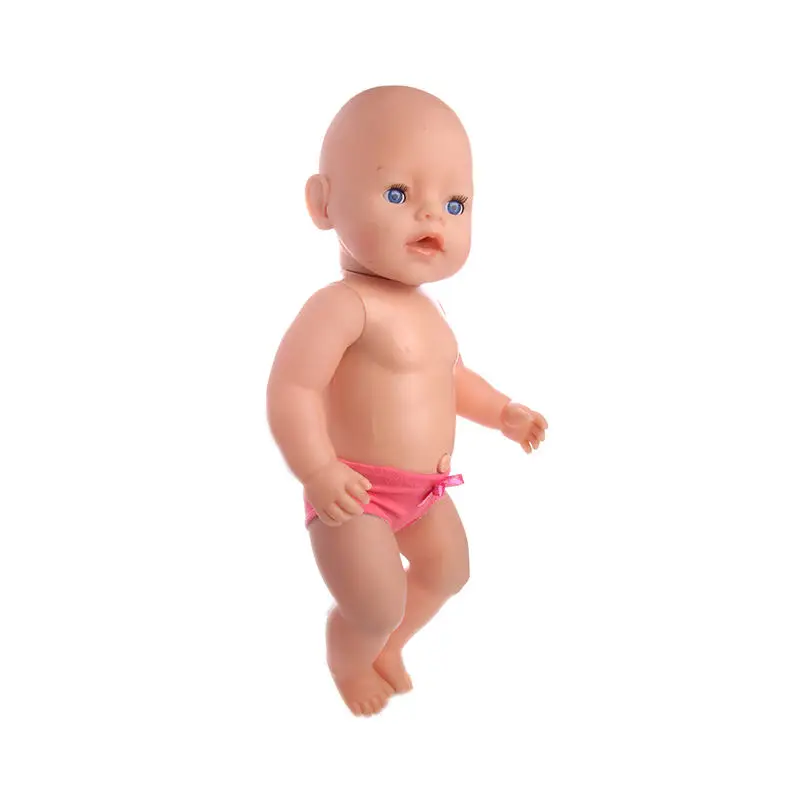 LUCKDOLL нижнее белье с бантом из ленты подходит 18 дюймов Американский 43 см Кукла одежда аксессуары, игрушки для девочек, поколение, подарок на день рождения