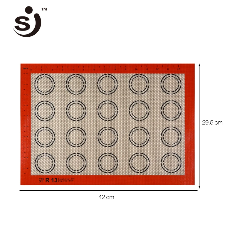 SJ 42*29,5 см коврик для выпечки антипригарный силиконовый коврик лист формы для выпечки Кондитерские инструменты прокатки теста коврик для торта печенья Макарон slipat комплект