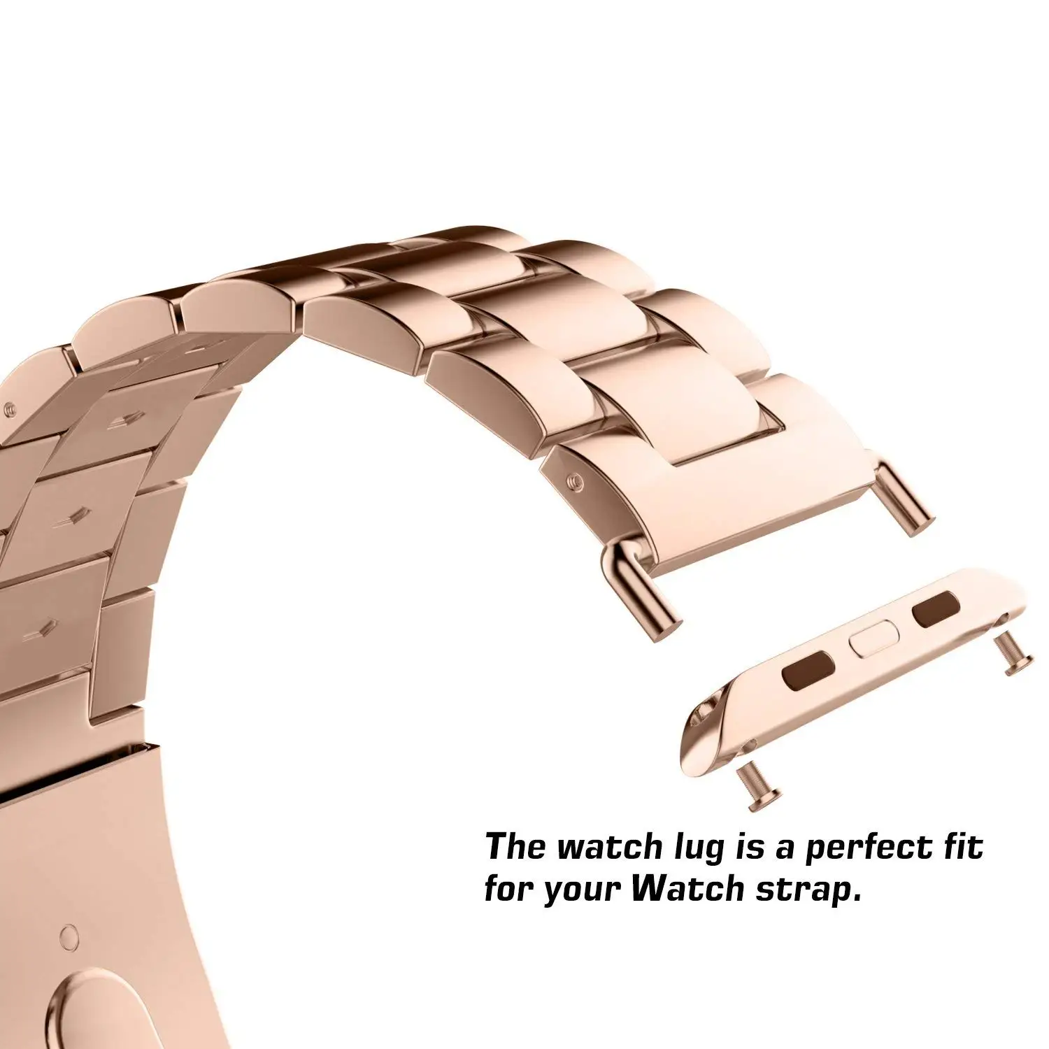 JANSIN Соединительный адаптер для Apple Watch band 44 мм 42 мм 40 мм 38 мм iwatch series 5 4 3 2 1 застежка из нержавеющей стали адаптер