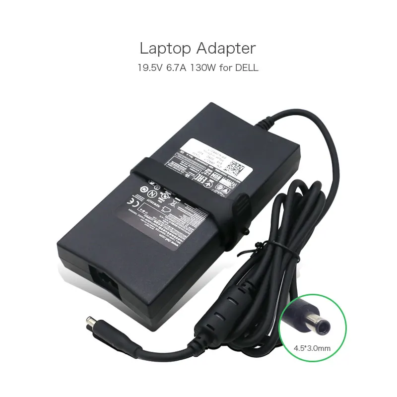19.5V 6.7A 130W Power Supply for Dell Laptop LATITUDE E5420 E5520
