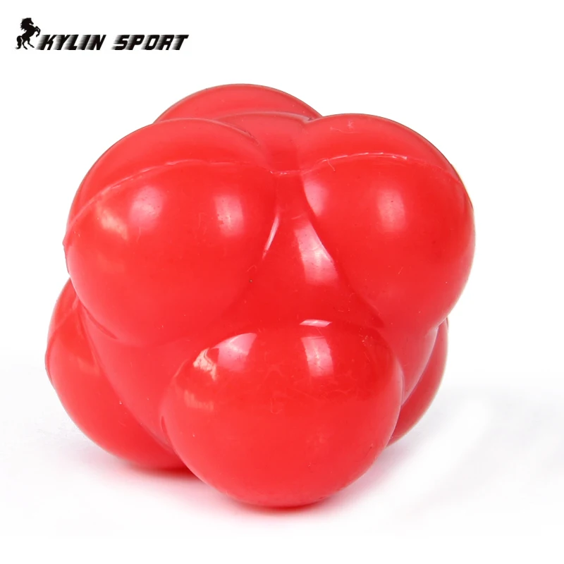 Фитнес шестиугольный реакционный мяч чувствительный мяч теннисный мяч бадминтон скорость реакции ловкость тренировочный мяч тренировочное оборудование