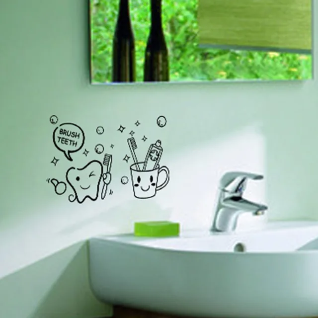 pvc pintu kamar mandi tahan air wallpaper removable vinyl decal wall