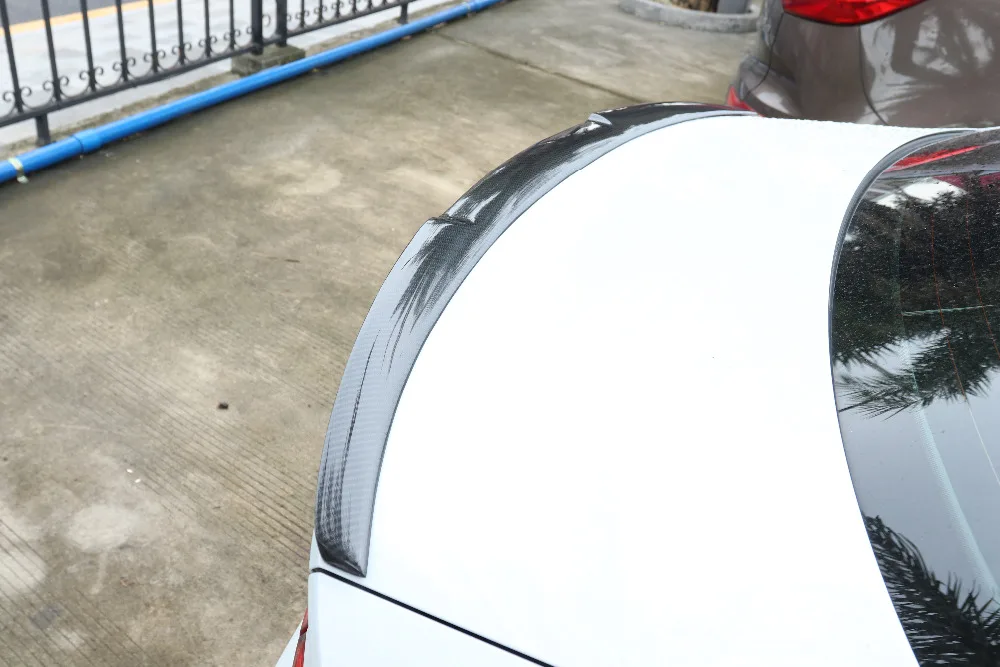 JINGHANG углеродного волокна заднего крыло багажника выступ Спойлеры для 12-18 Audi A3 S3 2012 2013