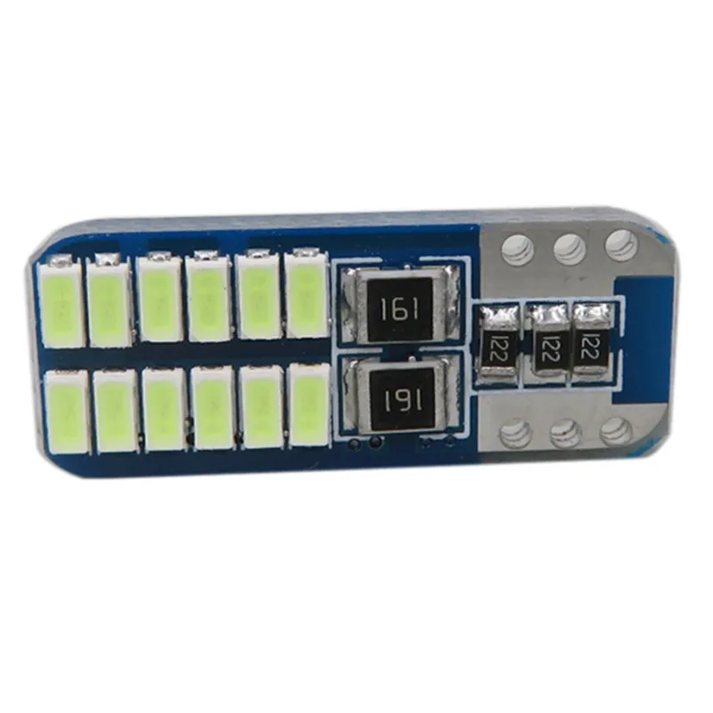 Светодиодные лампы WLJH 10x Canbus 3014 SMD T10 W5W 2825 ламсветильник в светодиодная