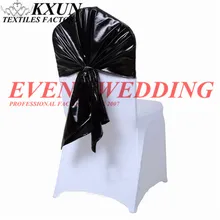 Горячая металлическое бронзовое покрытие накидка на стул, из спандекса капот крепежная створка стула украшение для свадьбы