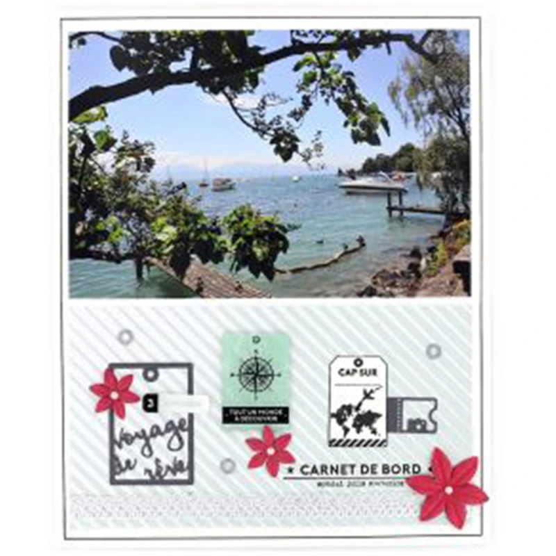 

Naifumodo Letter Frame Metal Cutting Dies Scrapbooking And Card Making 2019 new Embossing Stencil DIY Album Dies Cuts
