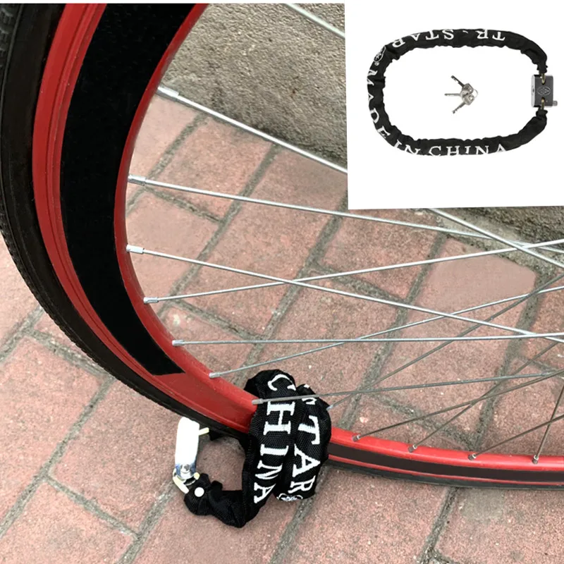 Anti Theft Security Bicycle Lock Safe Metal Bike Chain Lock Reinforced