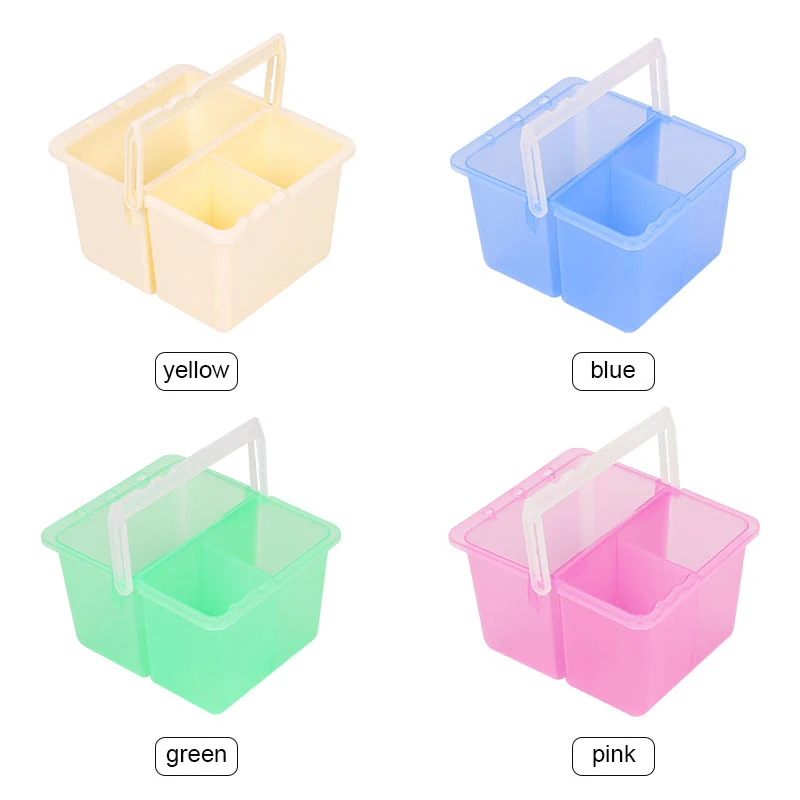 3 Holes Drawing Pen Wash Bucket Container DIY Painting By Numbers Tools Oil Painting Accessories Multi-function Foldable Bucket