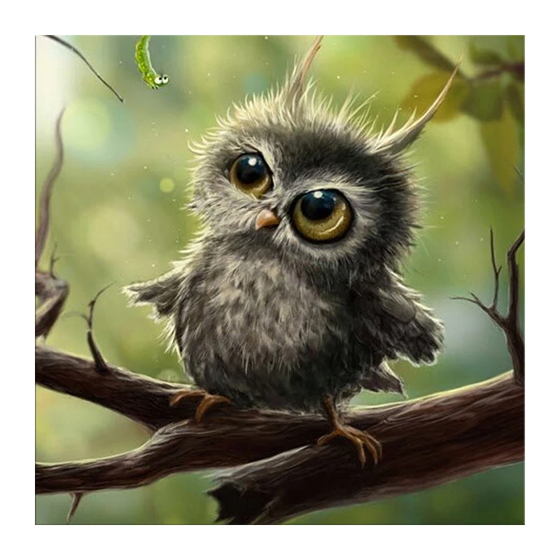 

3d Diy Diamond Painting Cross Stitch Pattern 5D Diamond Embroidery Owl Mosaic Resin Full Drill Home Decor DIY Painting Animal