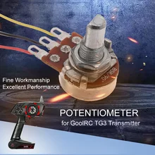 RC oyuncak parçaları için döner potansiyometre GoolRC TG3 2.4GHz 3CH dijital radyo uzaktan kumanda verici