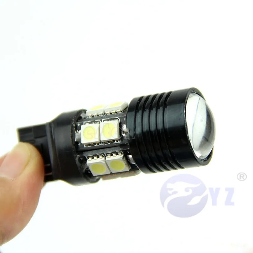 1 пара T20 7440 W21 WY21W 7441 КРИ чипы 12 SMD 5050 светодиодный 10 Вт белый автомобильный светильник, источник тормоза, стоп-сигнал, лампа 12 В постоянного тока