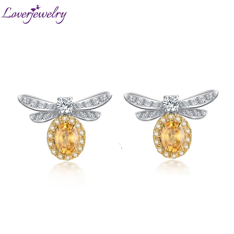 Серьги LOVERJEWELRY для девочек однотонные серьги из двух тонов золота 14 к с