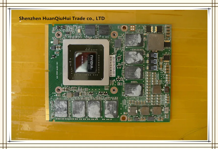 Оригинальная видеокарта nVidia Quadro FX 2800M N10E GLM B2 DDR3 1 ГБ MXM B VGA PCI E для ноутбука HP 599058 001