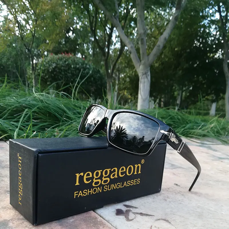 

reggaeon 2019 brand Vintage Men Polarized Driving Sunglasses Mission Impossible Tom Cruise James Bond Style hot SunGlasses
