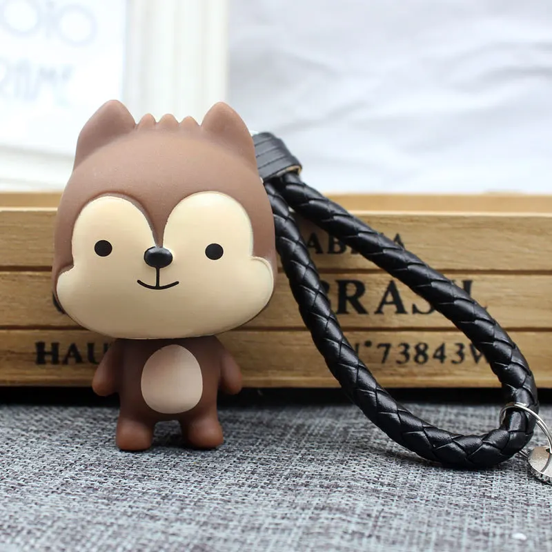 

Fashion New Rabbit Fur Ball Keychain Cute Rabbit,bear,panda Keyring Car Women Charm Bag Key Chians Pendant Accessories