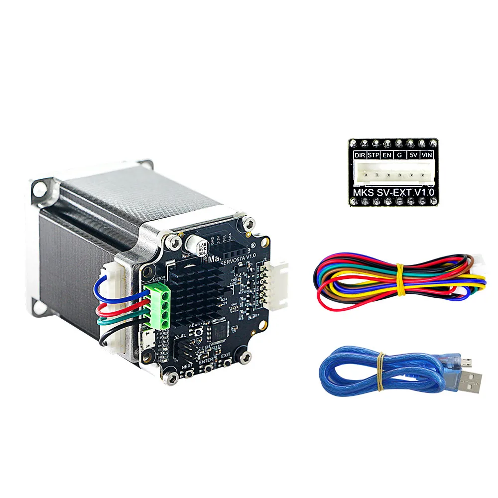 3D печать замкнутый контур Серводвигатель NEMA23 MKS SERVO57A разработан Makerbase, что предотвращает потерю шагов