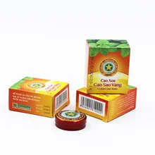 3 шт. вьетнамская Золотая башня тигр бальзам мазь 4 г для простуда, головная боль в животе головокружение жаровой удар насекомых укусы эфирный бальзам