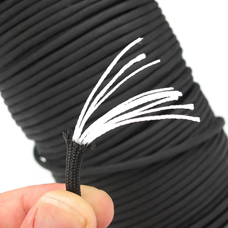 100m 4mm Sports Bowing Hiking Safety Climbing Rope 9 Strands Heavy Duty Parachute Lanyard Equipment Convenient