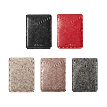 

Ultra Slim Leather Mobile Phone ID Card Holder Wallet Credit Pocket Adhesive Sticker