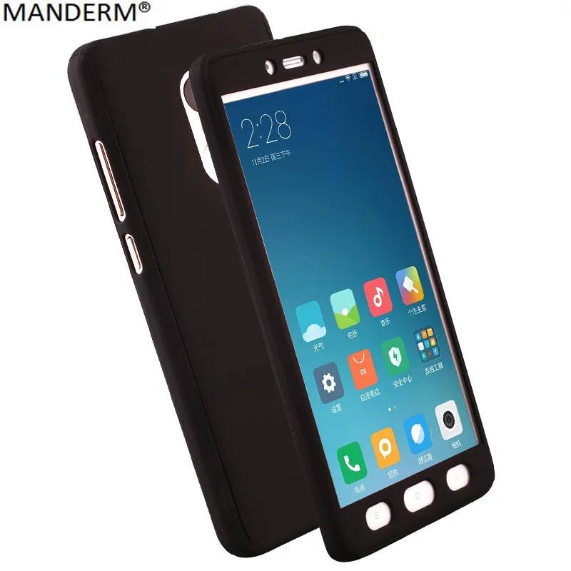 Xiaomi redmi note 4X case MANDERM 360 degree back cover case for xiaomi redmi note 4X hard plastic PC mobile phone cases a-mobile-redmi : image Xiaomi redmi note 4X case MANDERM 360 degree back cover case for xiaomi redmi note 4X hard plastic PC mobile phone cases a-mobile-redmi