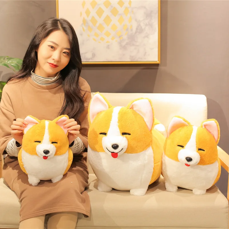 plush corgi dog