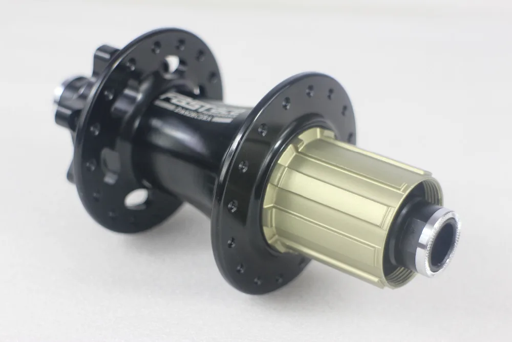 FasTace DA62 MTB disc rear hub, 142mm X12 O.L.D. 12mm M12 thru, black