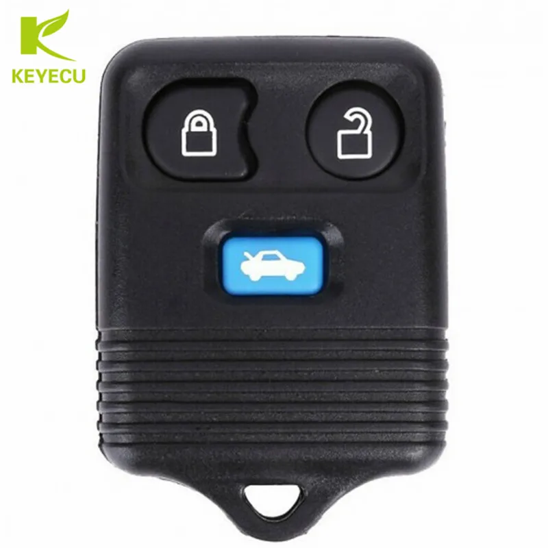 Keyecu 3 Tasto Chiave A Distanza Dell'Automobile Fob 315 Mhz/433 Mhz Per Ford Transit Connect 2000-2007, Per Ford Transit Mk6 2000-2006