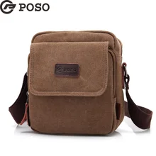 POSO модная парусиновая сумка для планшета 7,9 дюймов Повседневная сумка через плечо сумка