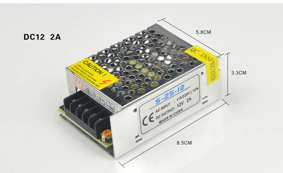 12V Питание AC 90-240 V переменного тока в постоянный Мощность Зарядное устройство драйвер для Светодиодный светильник полосы адаптер 1A 2A 3.2A 5A 8A 10A 15A 20A 30A