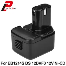 Новый 2.0Ah 12 В NI-CD электроинструмента Аккумулятор для hitachi: EB1214S, FWH12DF, EB1220HL, DS12DVF2, EB1220HS, WH12DM2, EB1230X