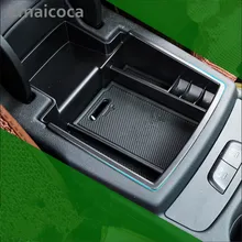 Emaicoca стайлинга автомобилей центральной хранения паллет подлокотник контейнер box CAS для Audi Q5 2009- авто аксессуары