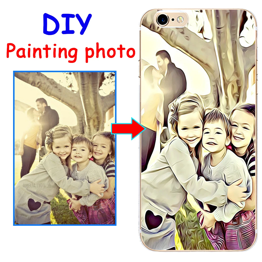 

Custom Painting photo fashion hard clear phone case cover for iPhone 7 6s 8plus 5s X XS XR XSMAX and Samsung s8 s9plus S7 S6e S5