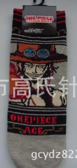 One piece Trafalgar Law Косплей хлопковые носки клетчатые Полосатые Носки с рисунком Луффи Дракула михока Летние повседневные индивидуальные носки - Цвет: 3