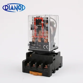 

MK3P MK-3P ONE NEW PLUG IN RELAY 11PIN 3P FITS 110V OR 220V AC COIL with socket base