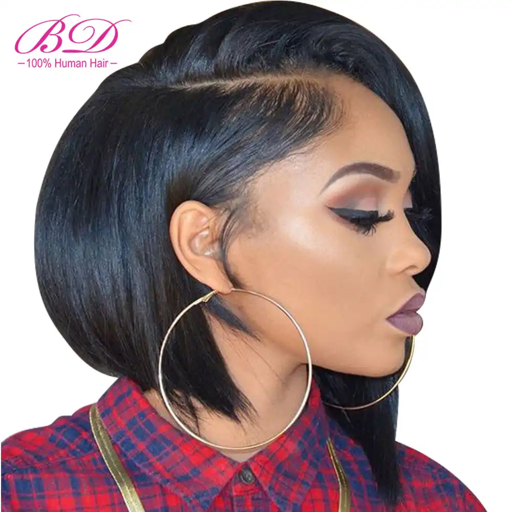 Lace Front Human Hair Wigs Blonde Natural Color Brazilian Remy
