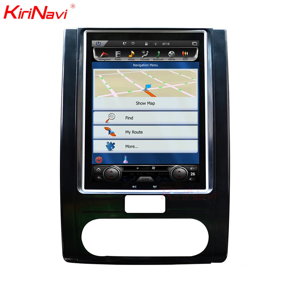 Sale KiriNavi Telsa Style Vertical Screen 10.4" Android 8.1 Car Dvd Player For NISSAN X-TRAIL Qashqai Multimedia Car Gps Navigation 1