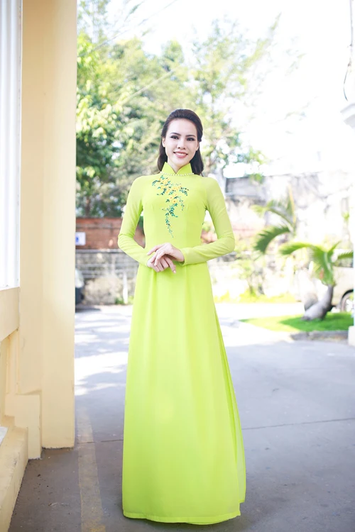 Женское платье Ципао aodai вьетнамское традиционное современная одежда для