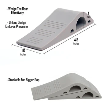 

3PCS Anti-skid Rubber Door Stop Stopper Guard Baby Safety Protector Anti-Collision Door Stop Home Children Room Accessories