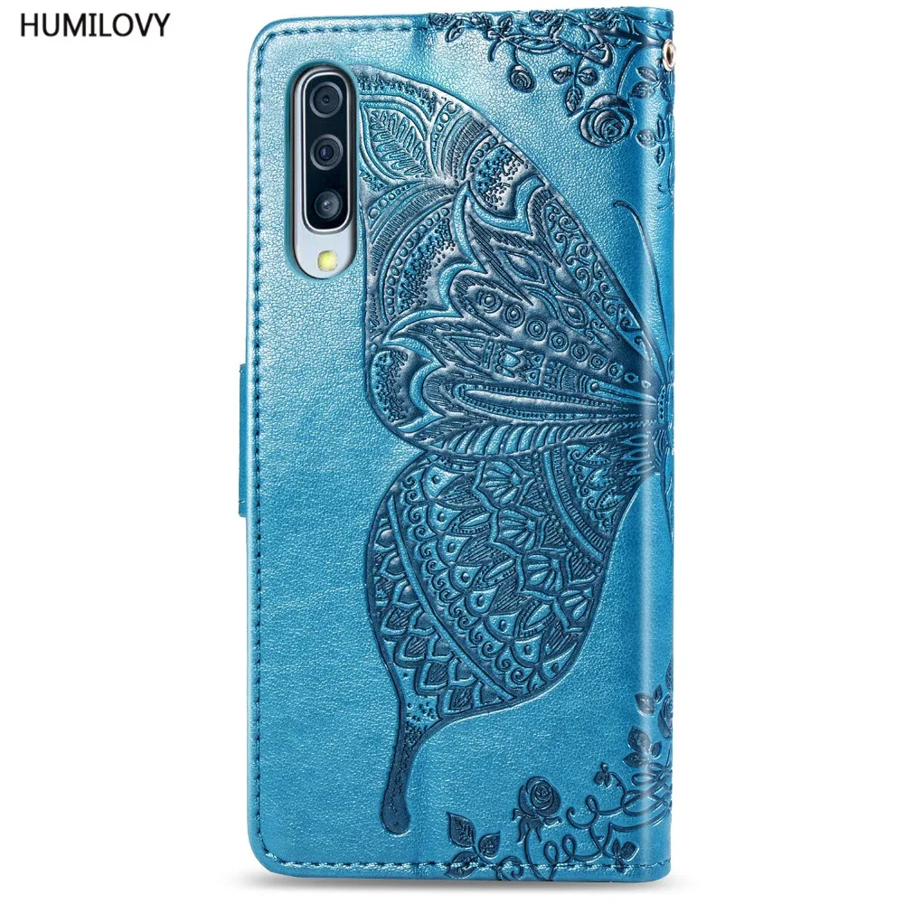 Чехол для телефона Samsung Galaxy A50 роскошный кожаный откидной бумажник A 50 чехол