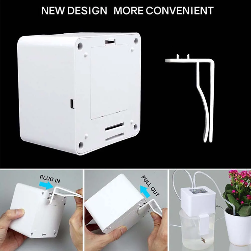 

DIY Automatic Drip Irrigation Kit USB Battery Powered Indoor Pot Plants Self Watering System PAK55